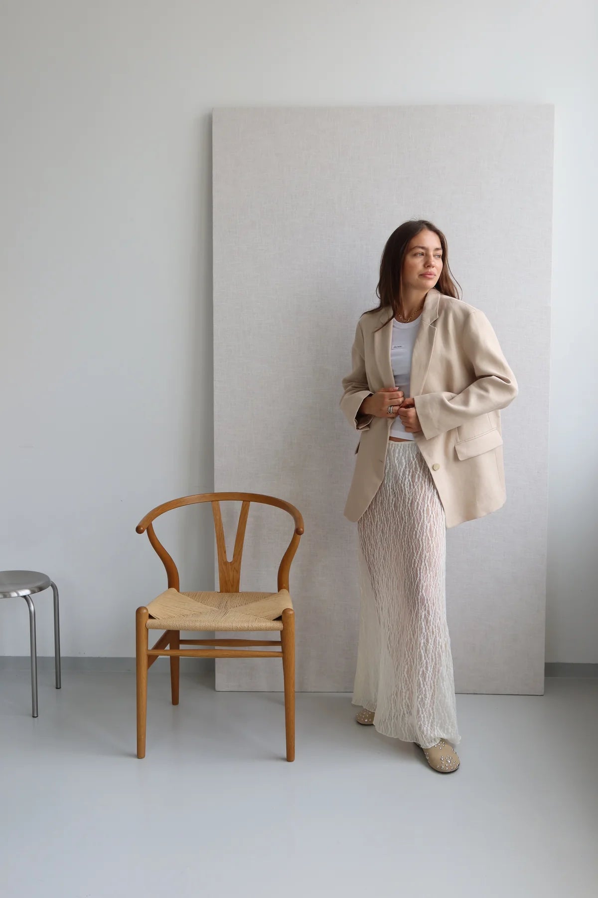 sukně Lilli lace - offwhite