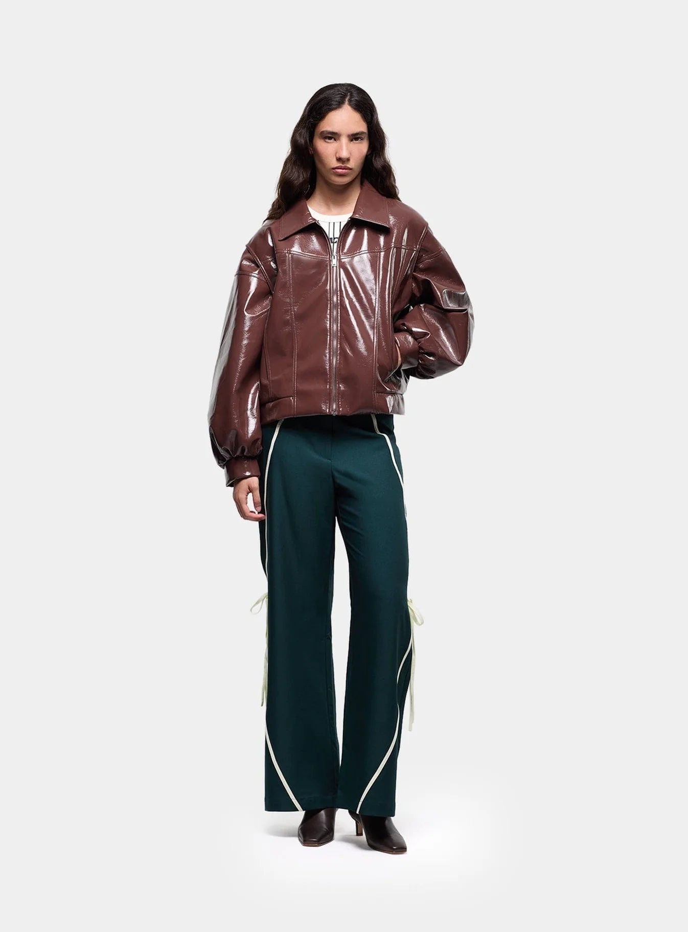 Cupido faux leather jacket