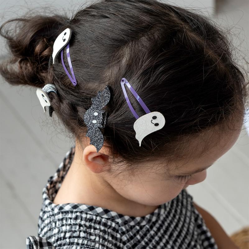 spooky hair clips