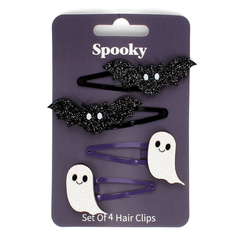 spooky hair clips