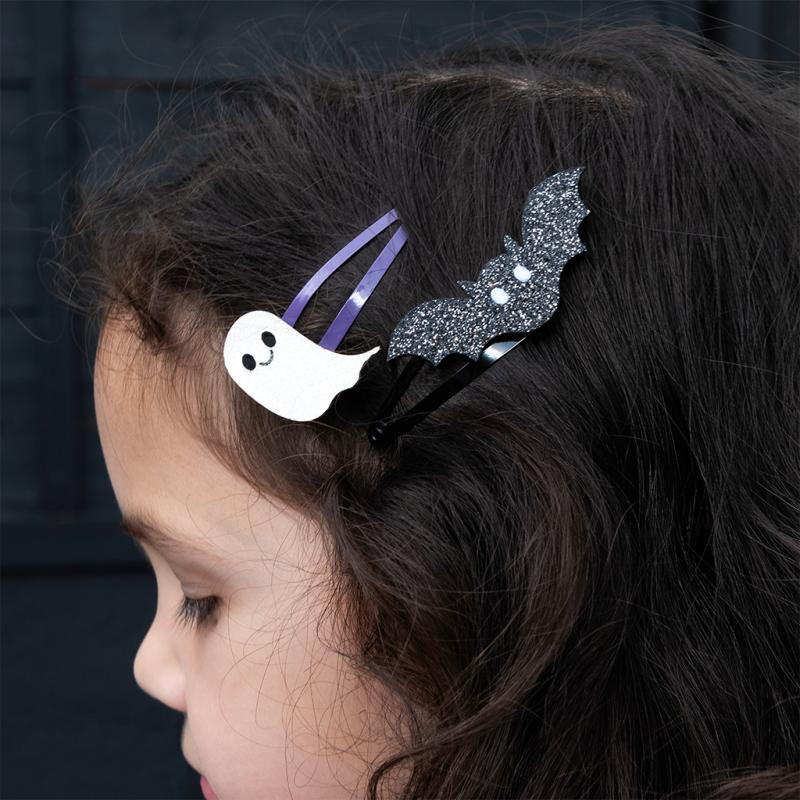 spooky hair clips