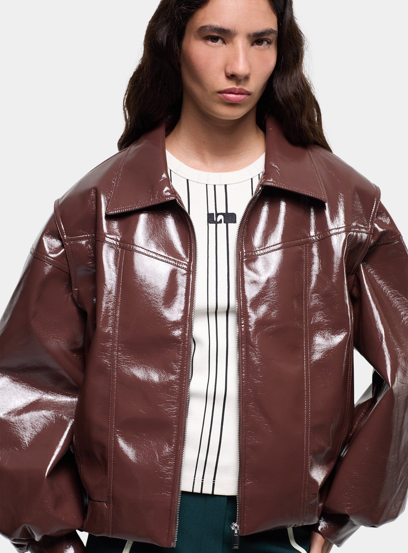 Cupido faux leather jacket