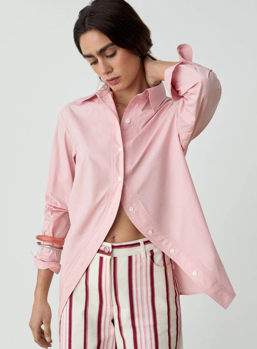 košile no boyfriend pink
