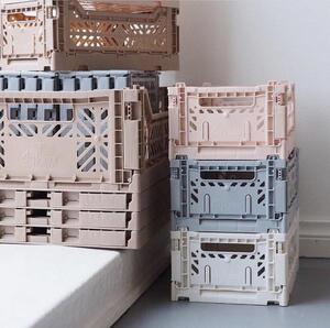 stackable storage box mini pale blue