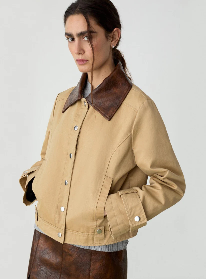 bunda braidy beige jacket