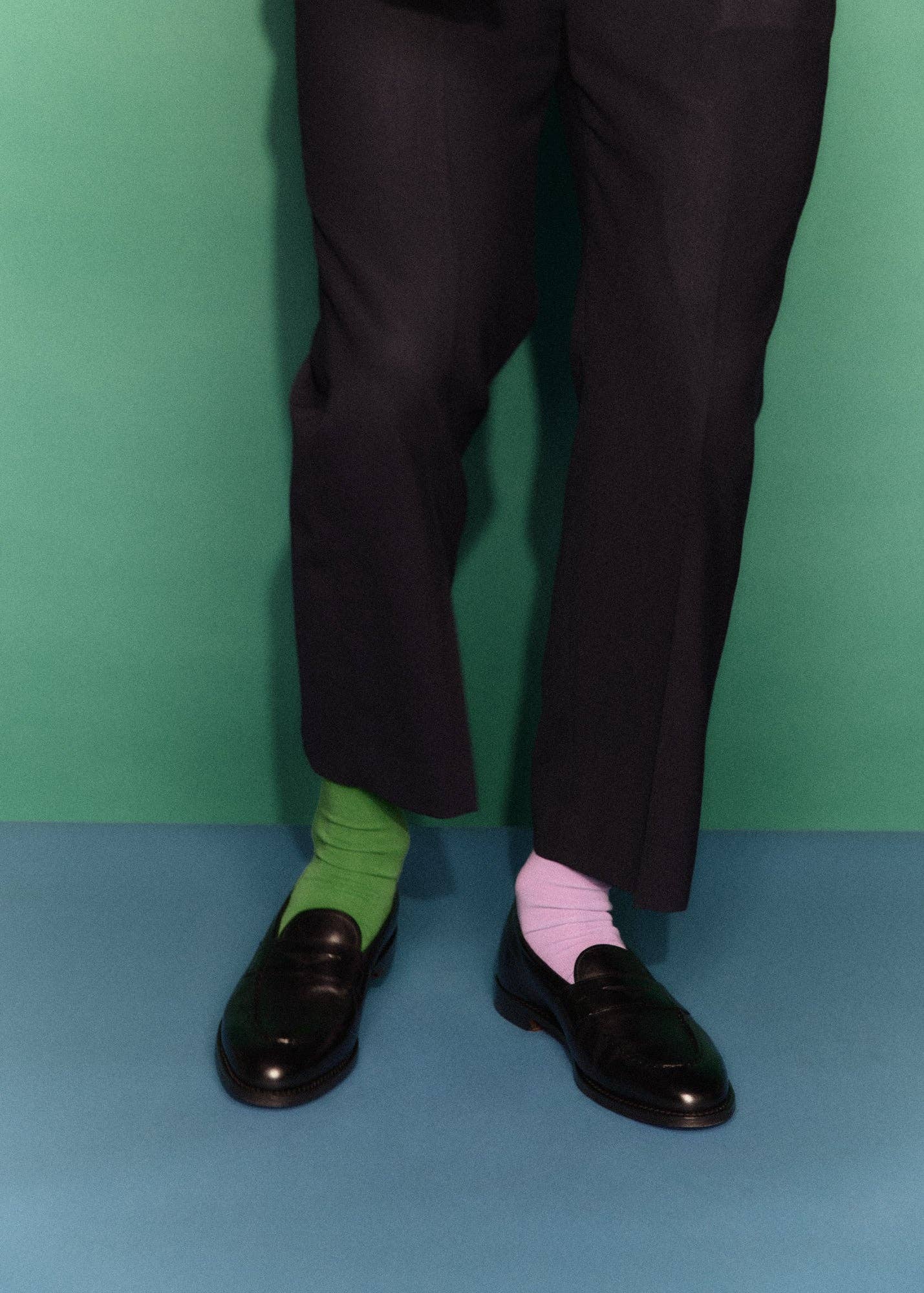 Merino Socks - Grass Green