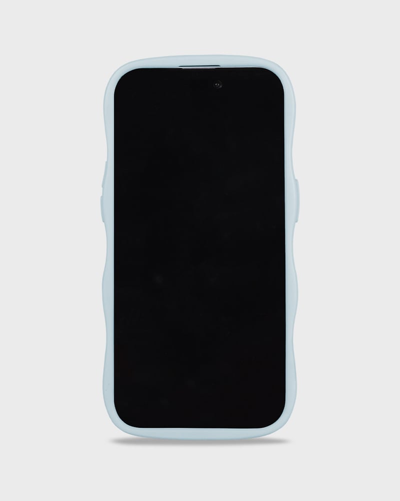 kryt na mobil Wavy mineral blue/mirror