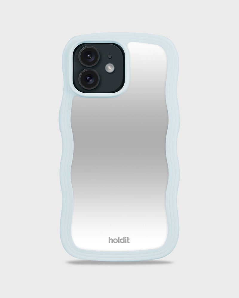 kryt na mobil Wavy mineral blue/mirror