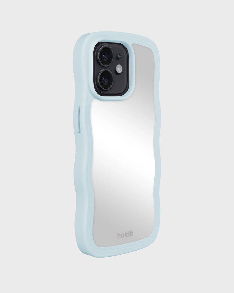 kryt na mobil Wavy mineral blue/mirror