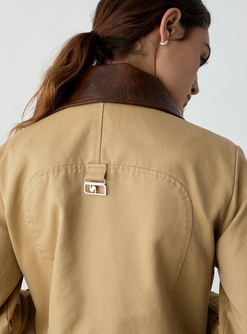 bunda braidy beige jacket