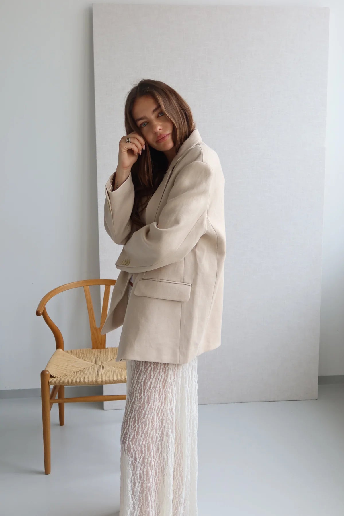 sukně Lilli lace - offwhite