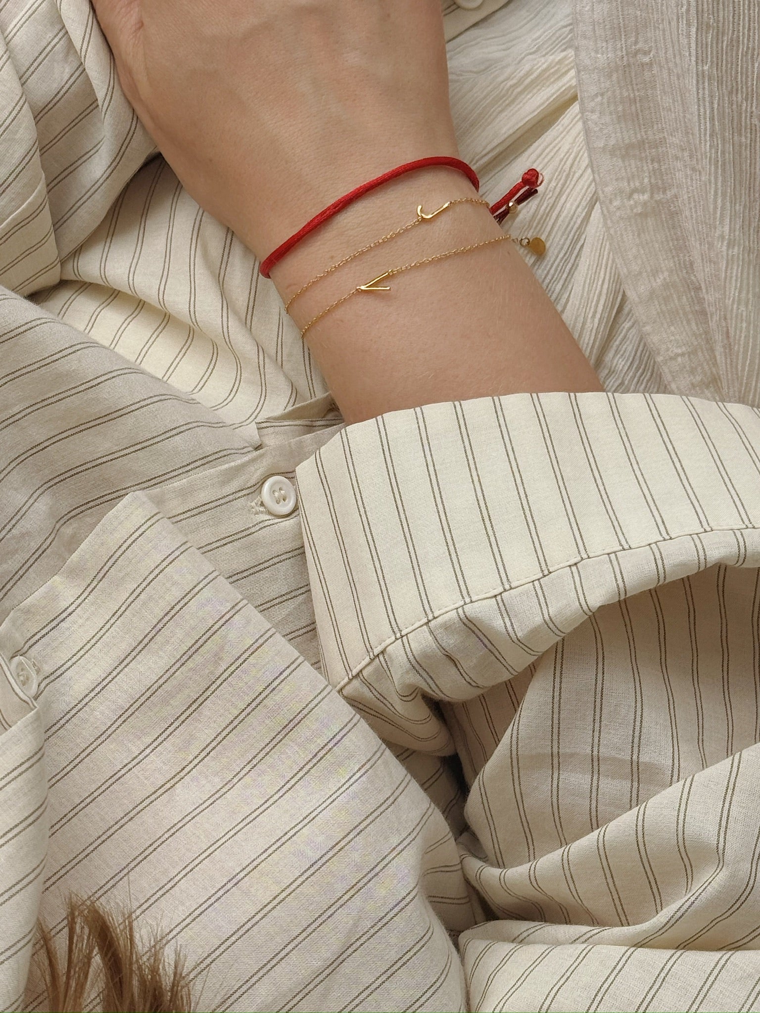 wm alphabet bracelet
