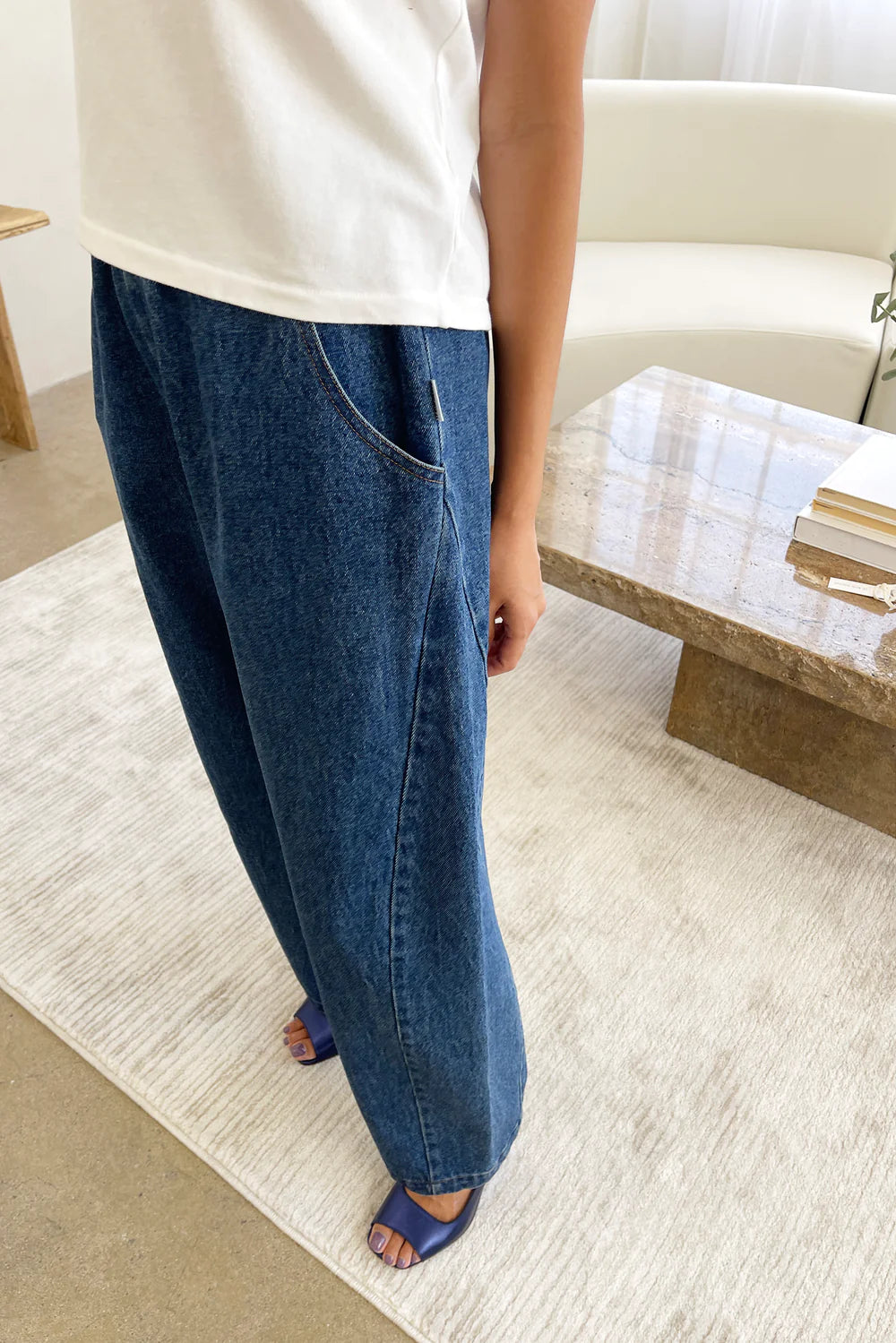 kalhoty Arc blue denim