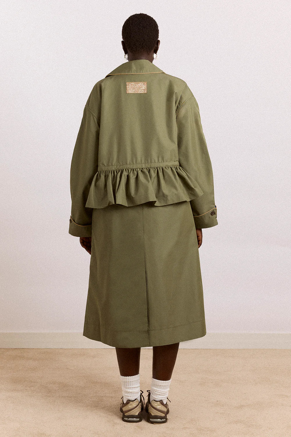 multi-kabát myrtle trench sage