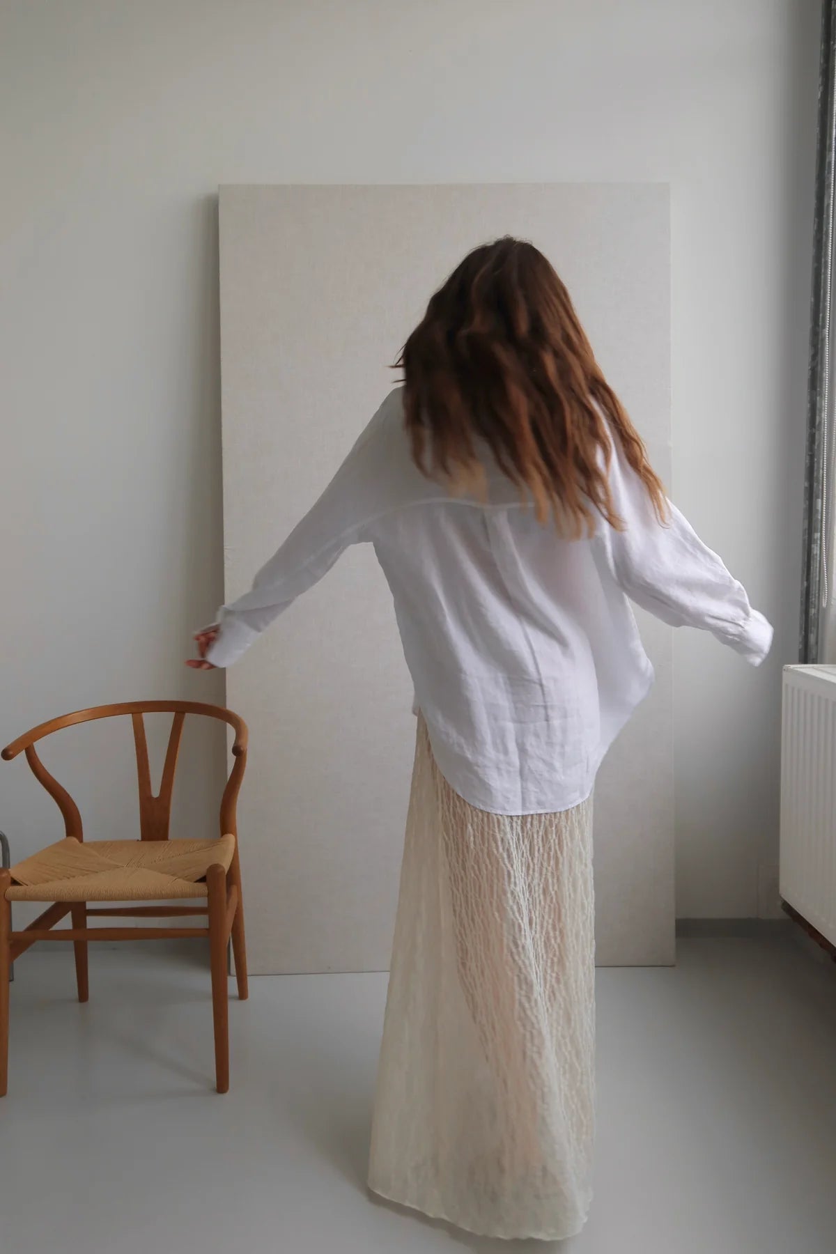 sukně Lilli lace - offwhite