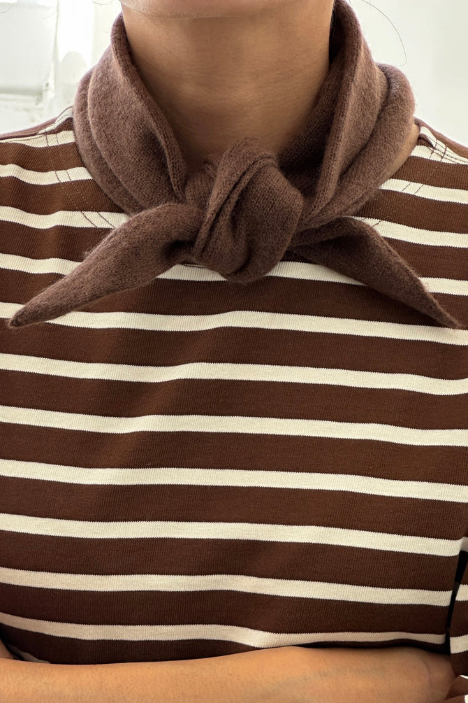 Cashmere Bandana leopard scarf