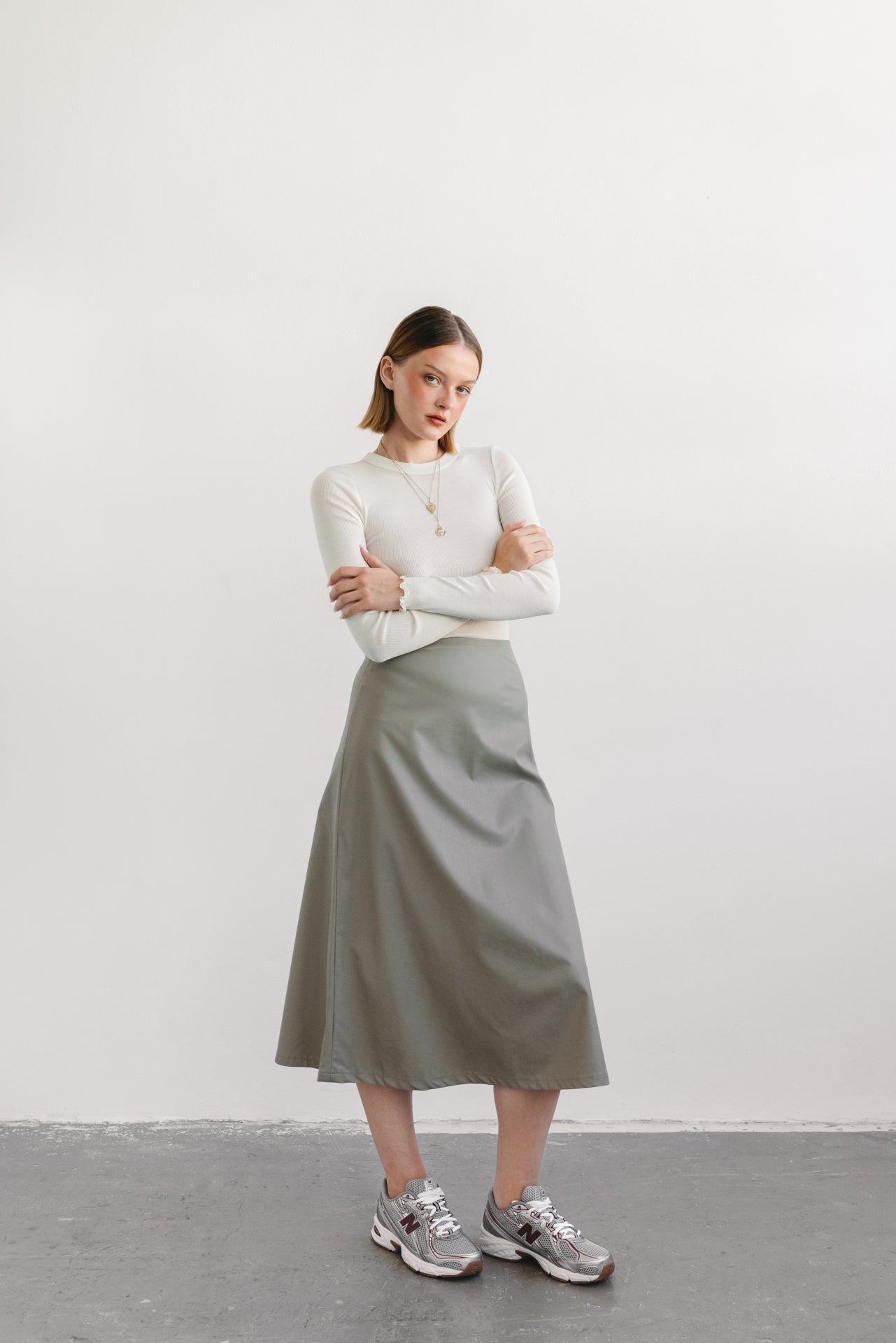 Gaia skirt sage