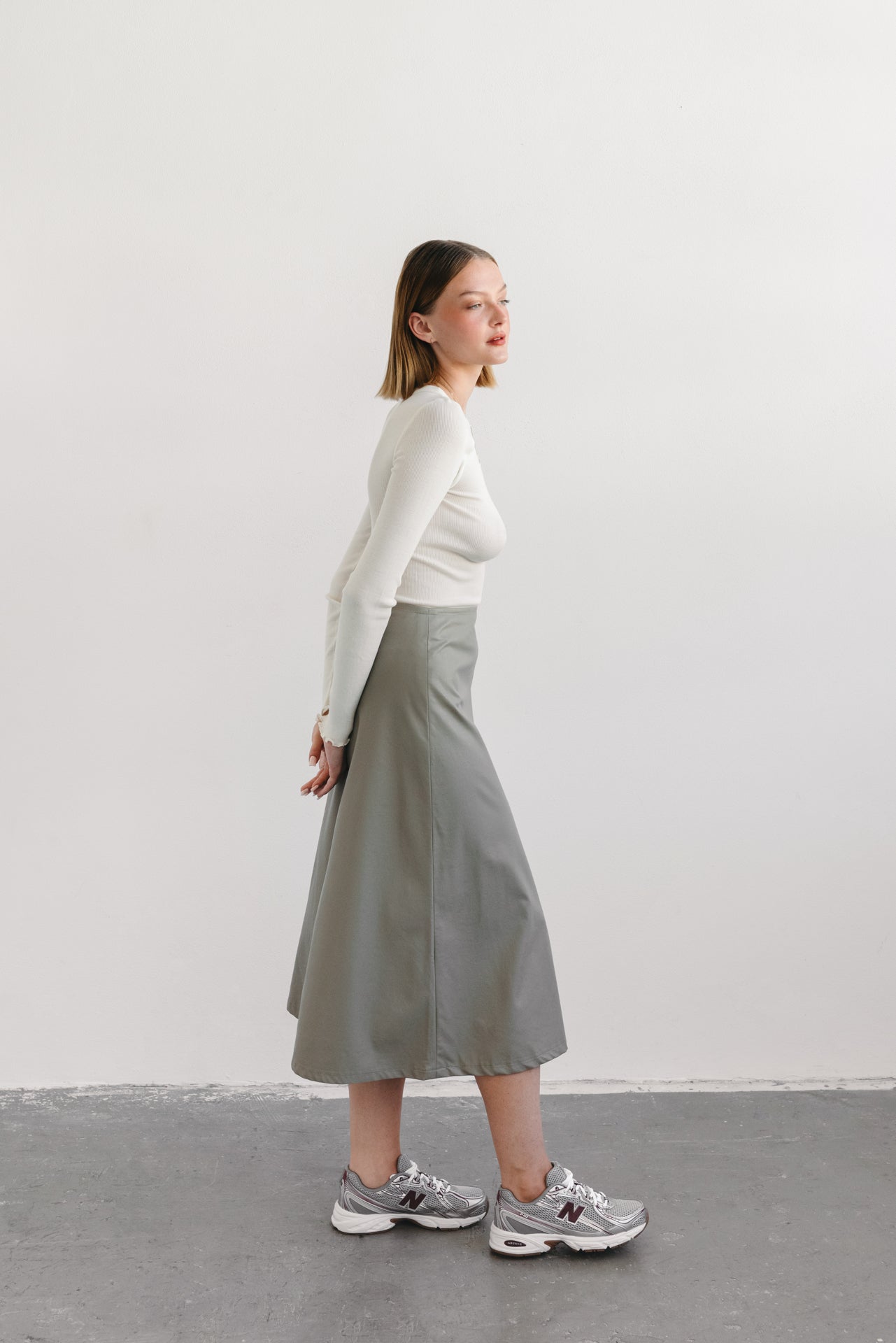 Gaia skirt sage