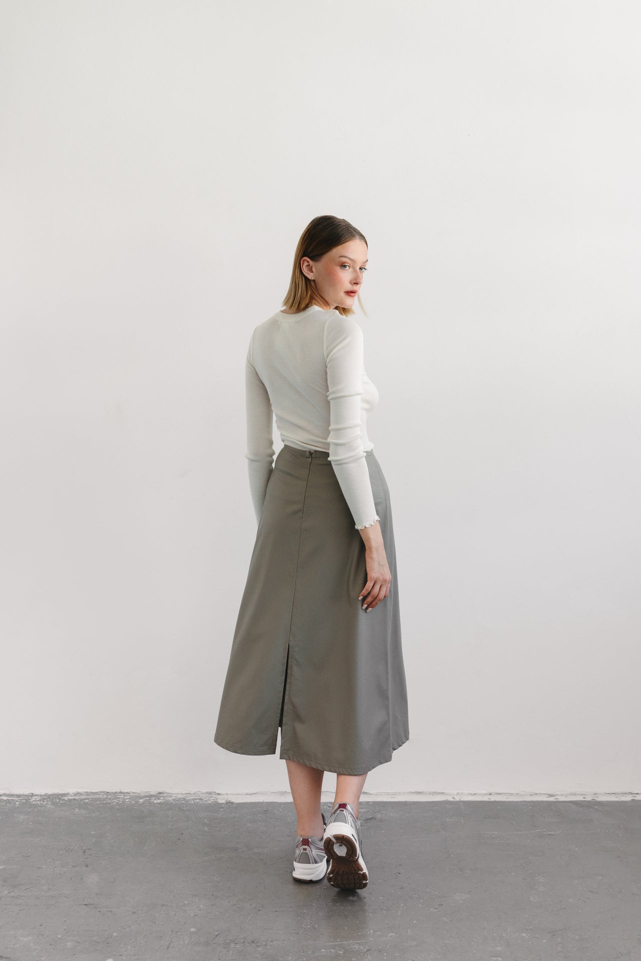 Gaia skirt sage