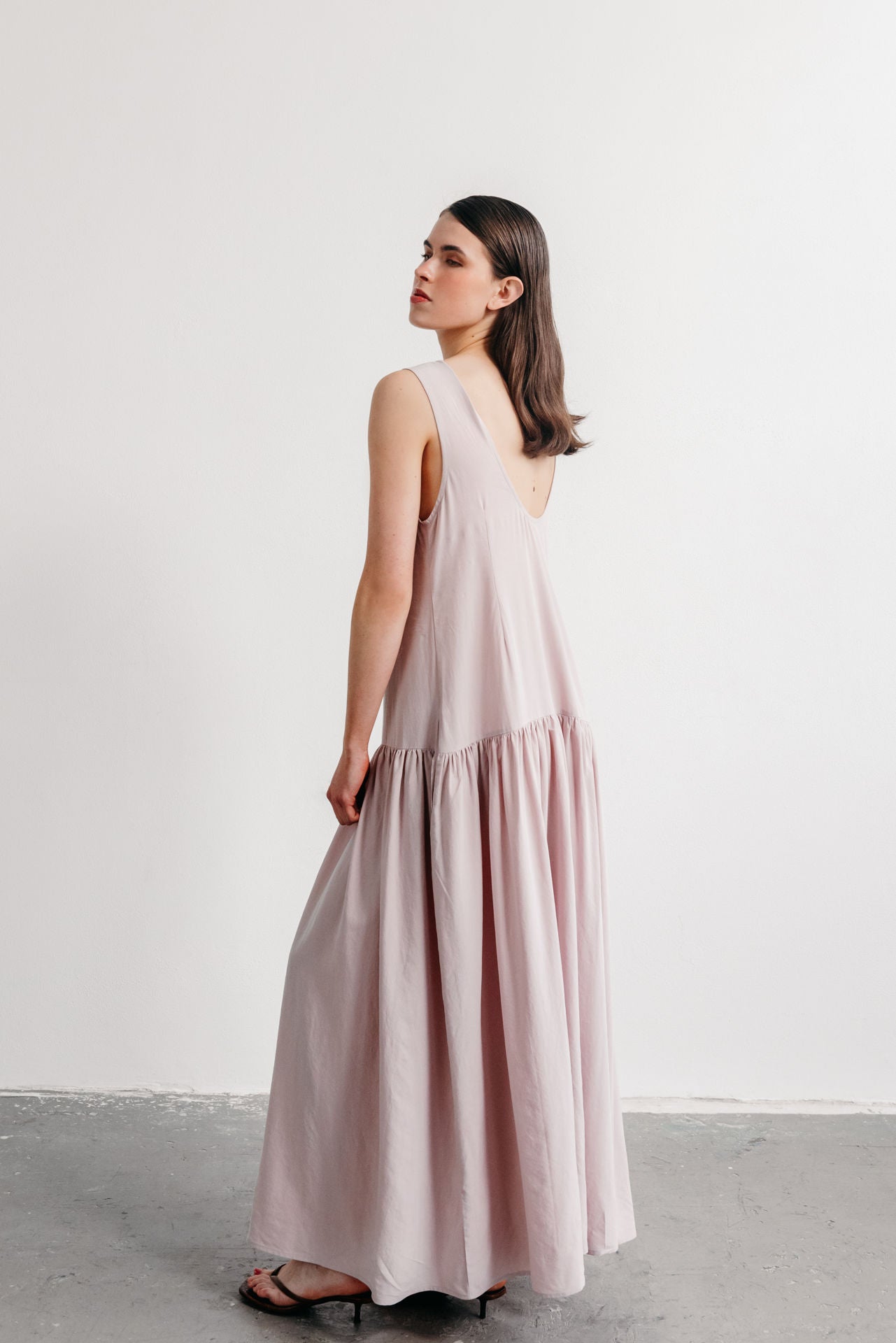 Chloe dress dusk pink
