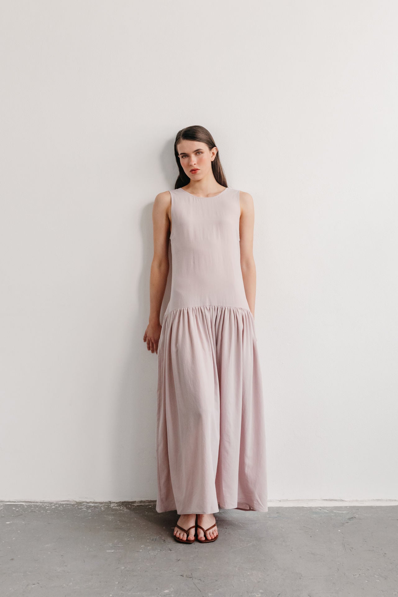 Chloe dress dusk pink
