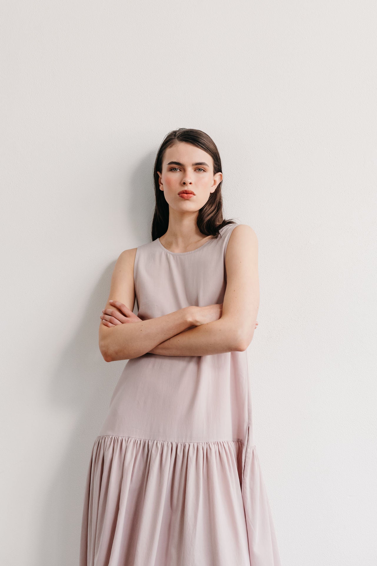Chloe dress dusk pink