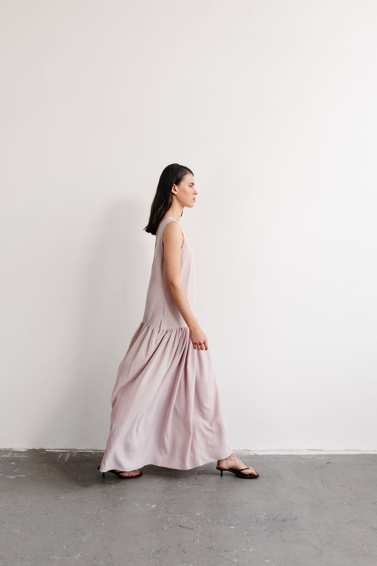 Chloe dress dusk pink