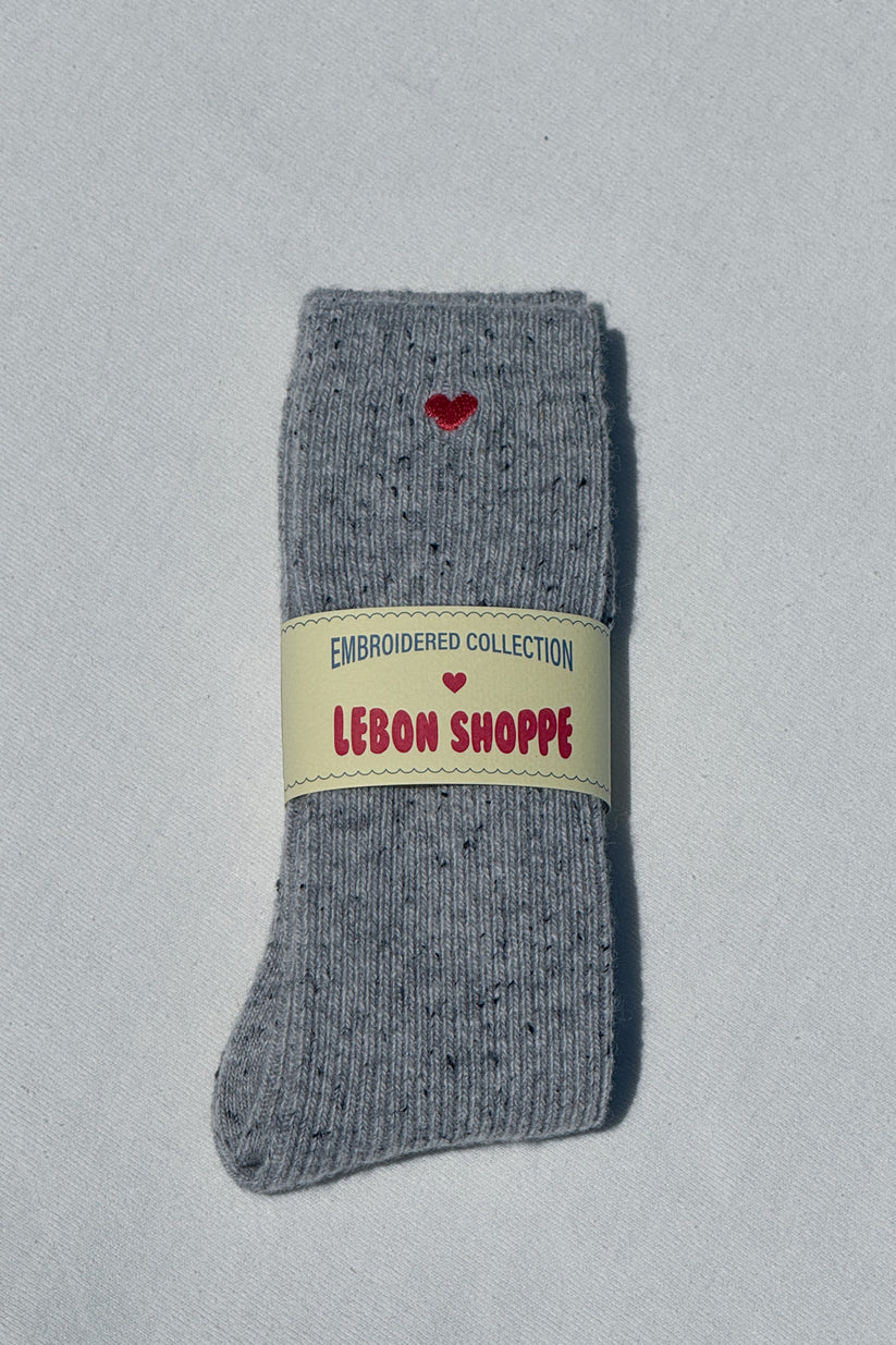 ponožky Snow cookies and cream - red heart