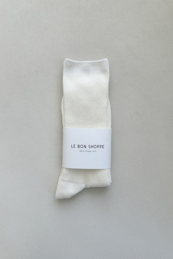 vysoké ponožky Trouser classic white