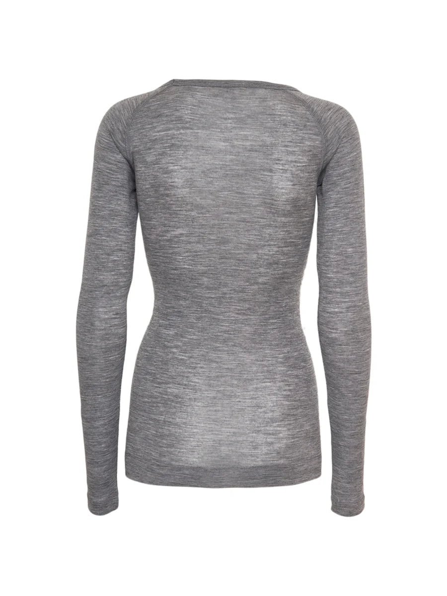 t-shirt Woolen Jade gray melange