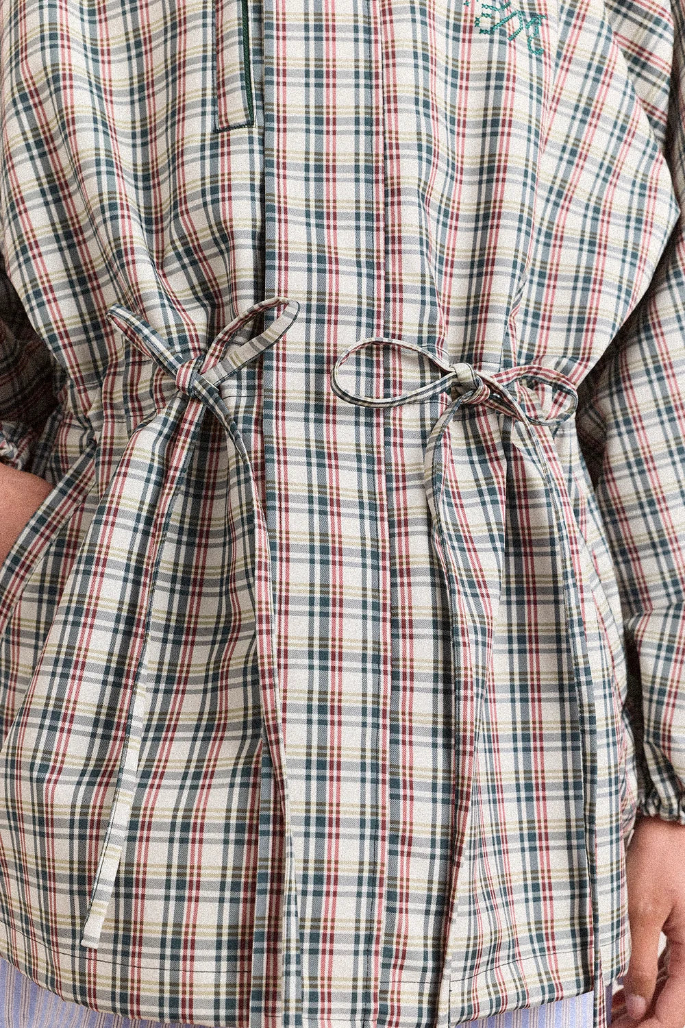 bunda Liu raincoat - Elderberry Check