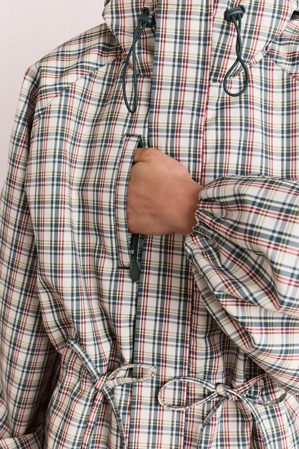bunda Liu raincoat - Elderberry Check