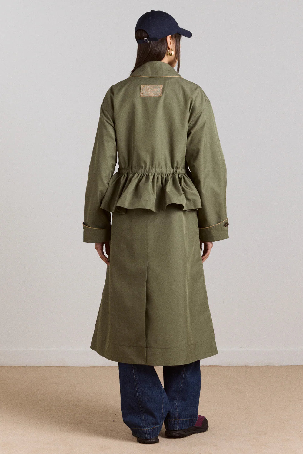 multi-kabát myrtle trench sage