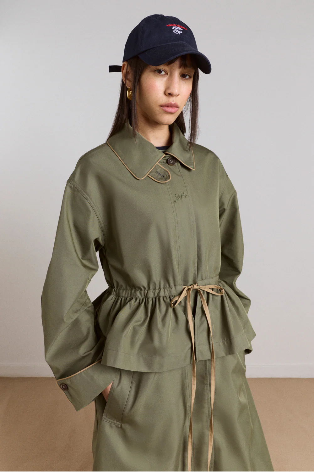 multi-kabát myrtle trench sage