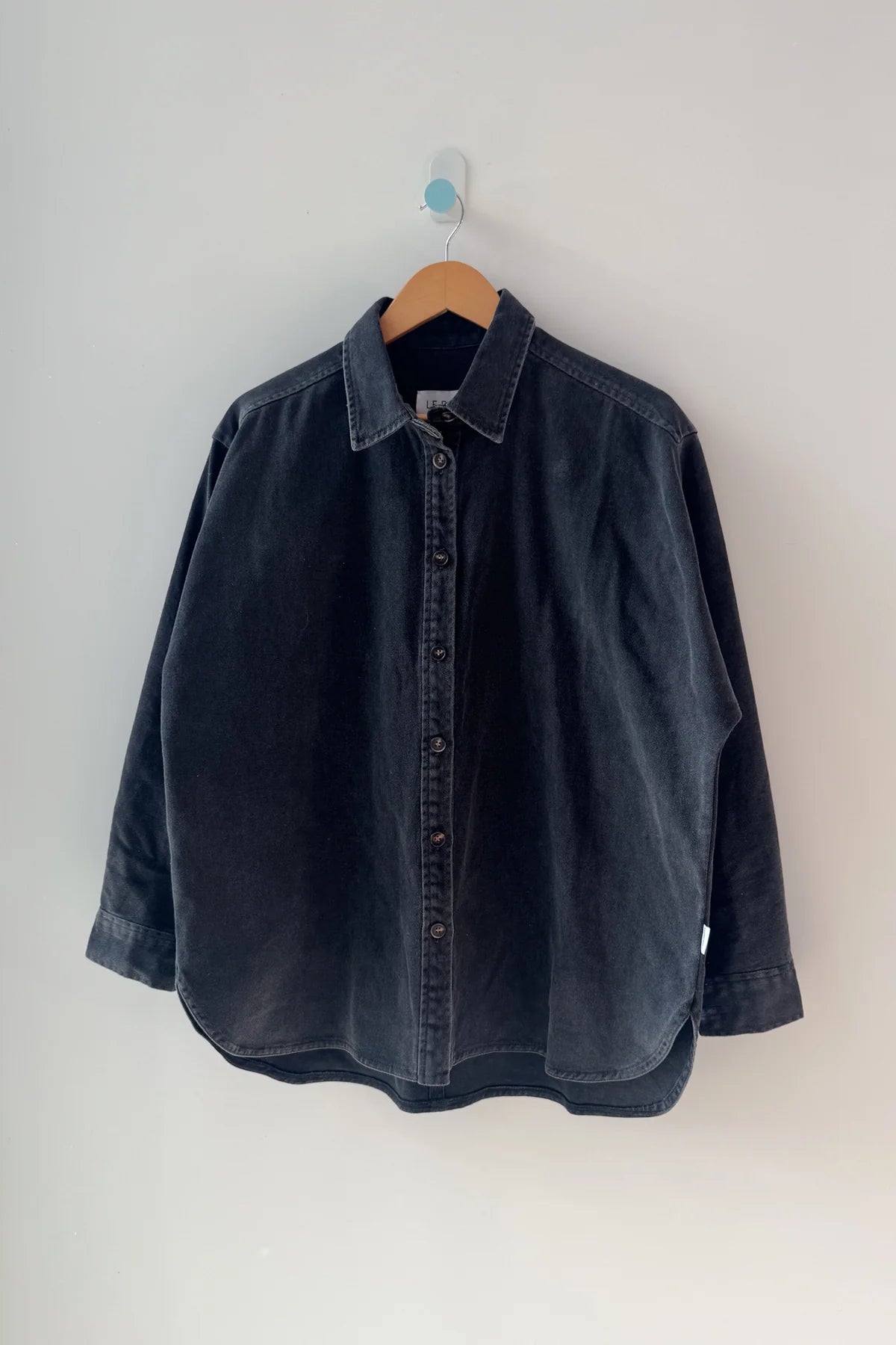 Theo Black Denim shirt
