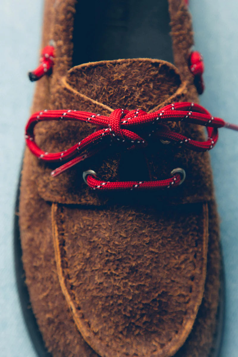 moccasins Ariete suede hairy caramel