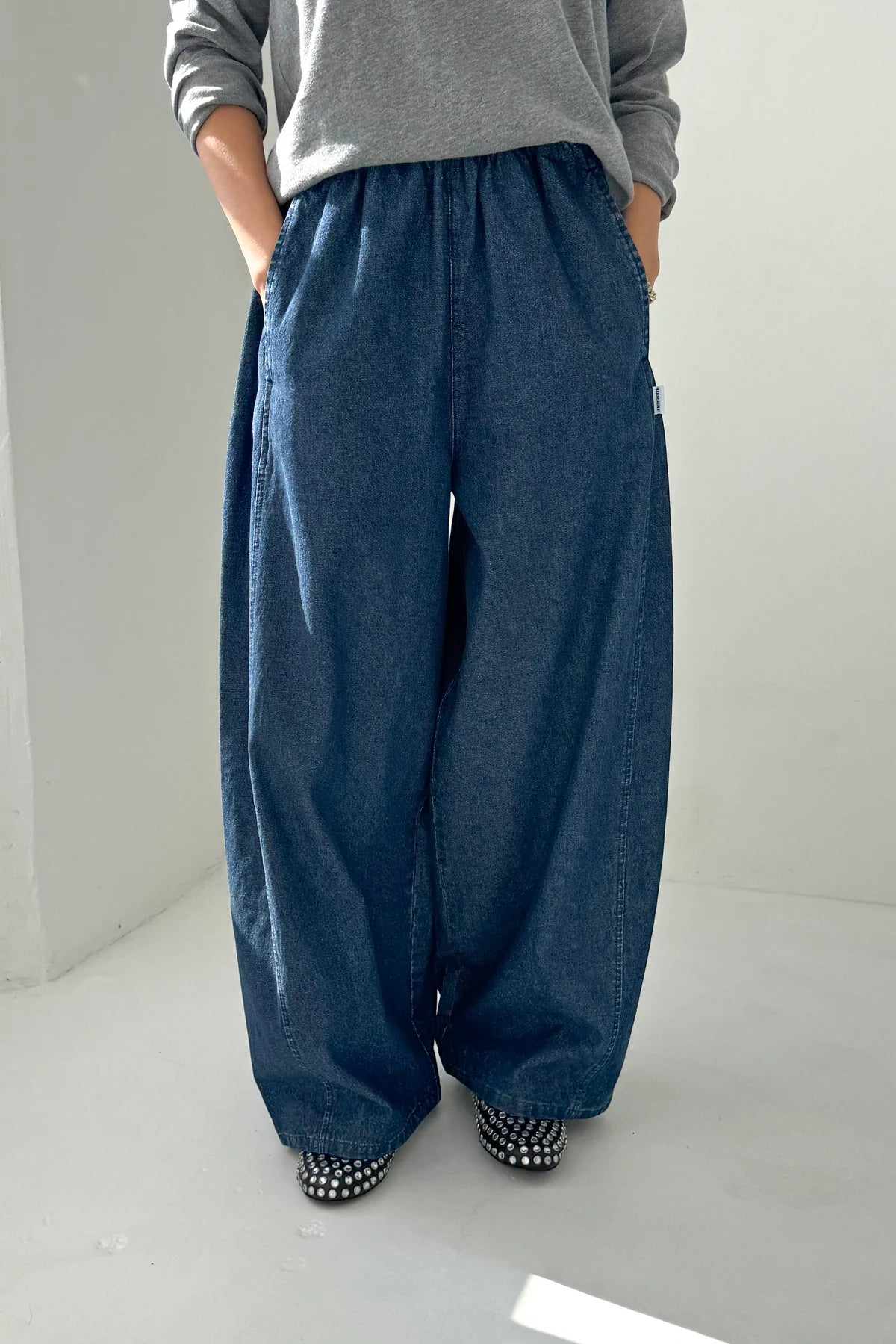 kalhoty Parachute denim blue