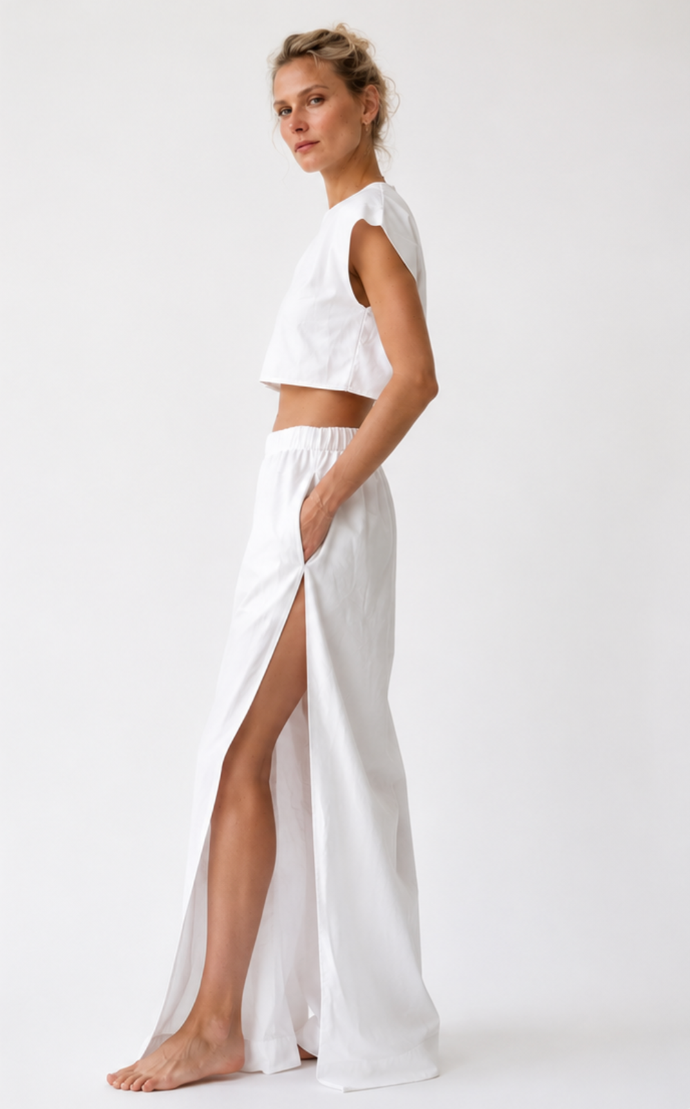 Vacanze pants with slits by Zuzana N.S.