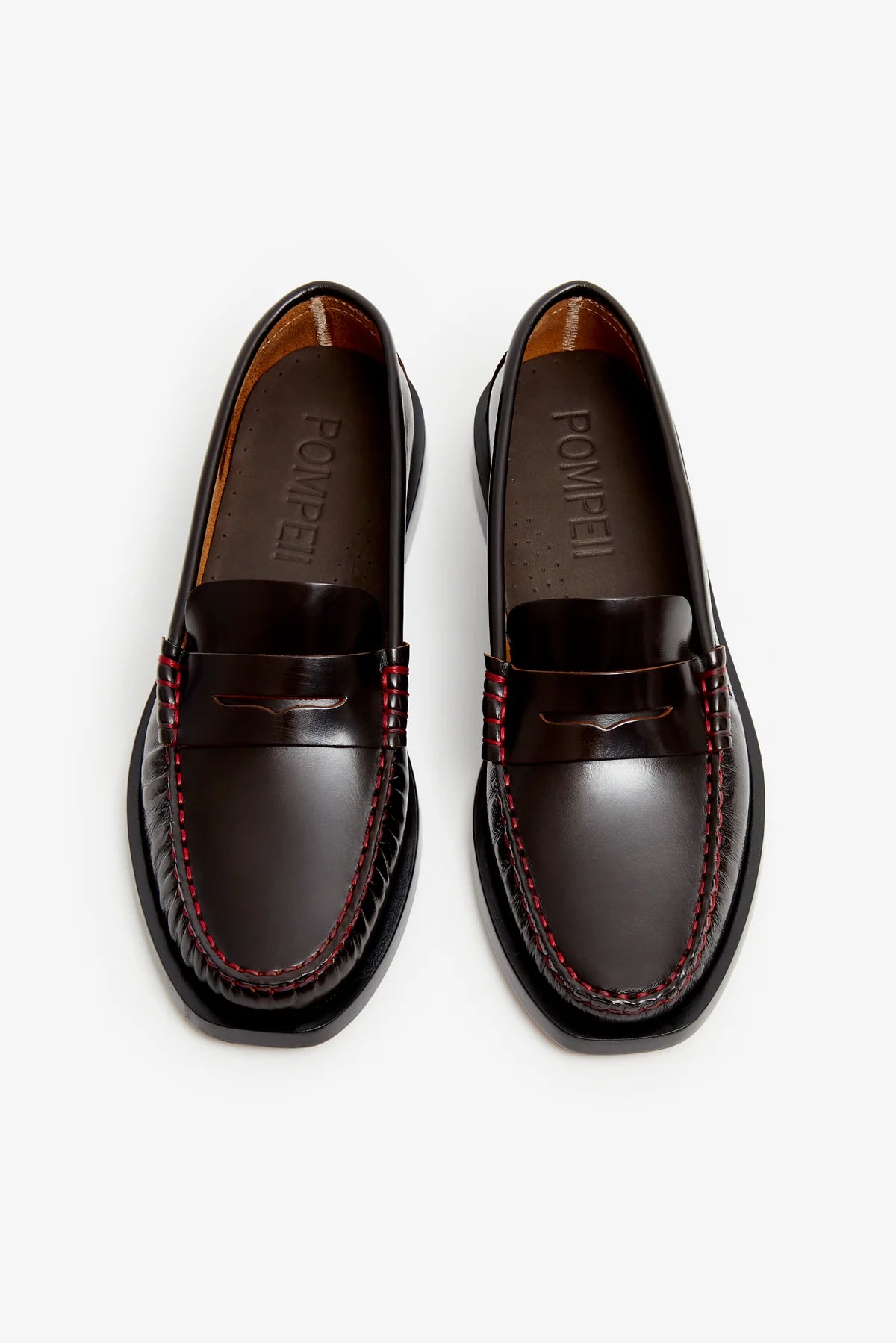 Vega moccasins antique mocha red