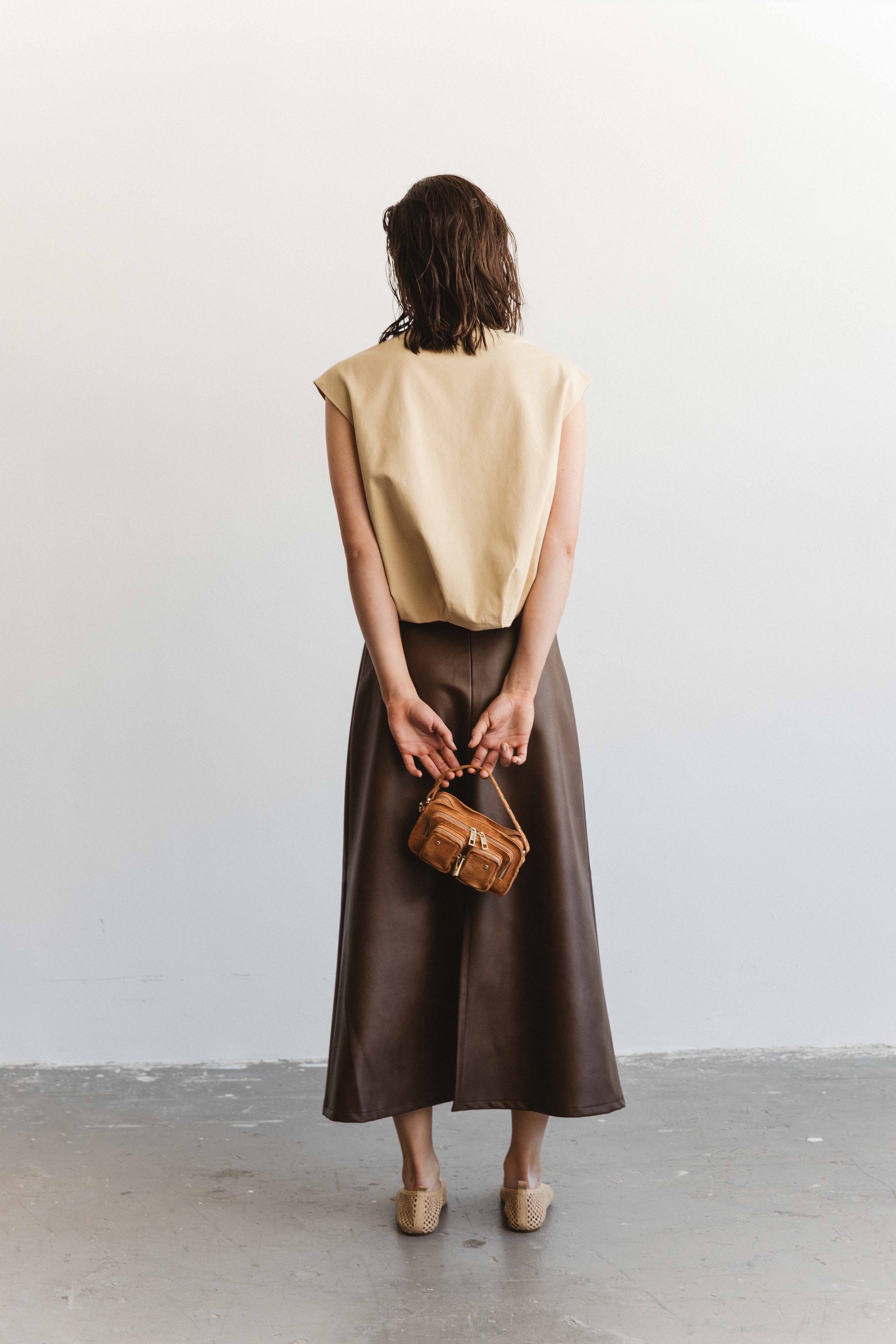 Gaia skirt brown
