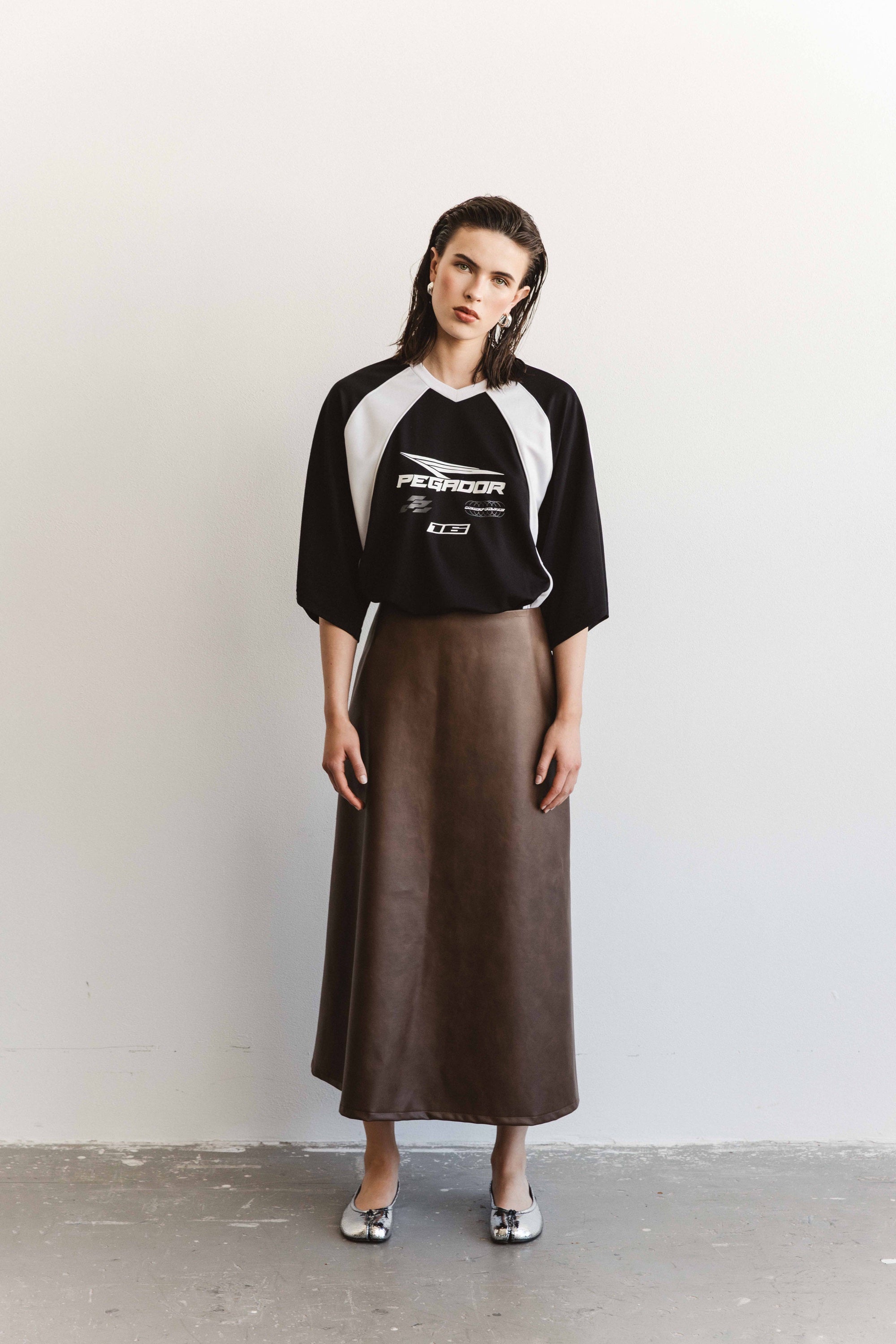 Gaia skirt brown