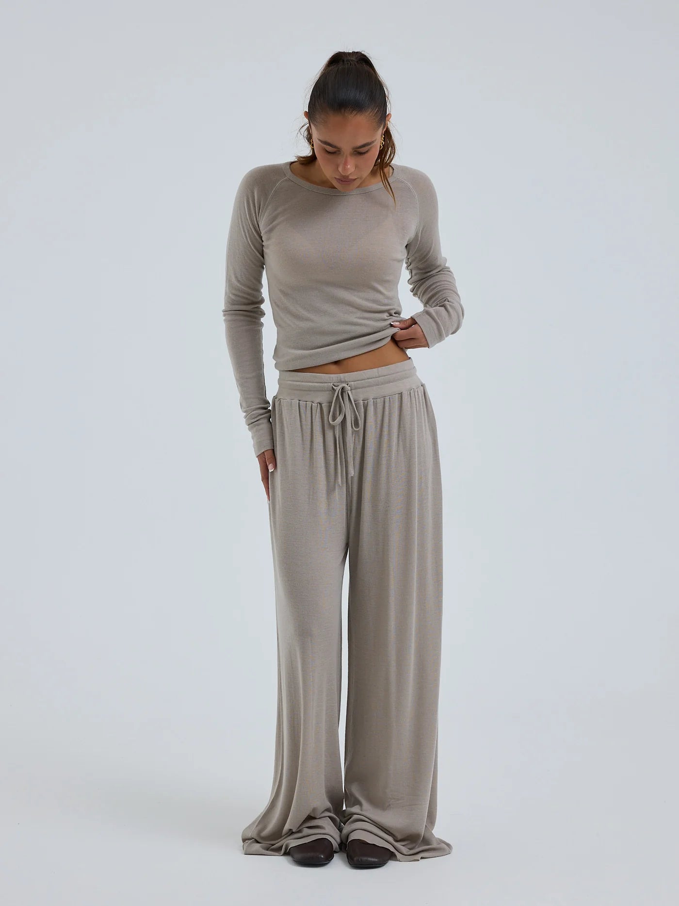 kalhoty Barbera beige
