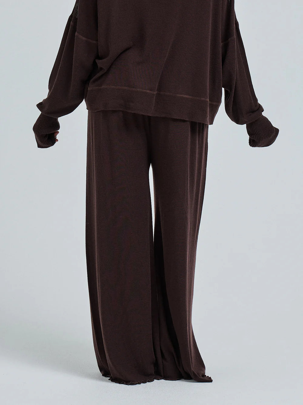 Barbera dark brown trousers