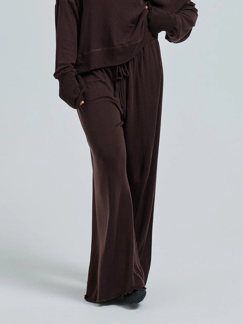 Barbera dark brown trousers