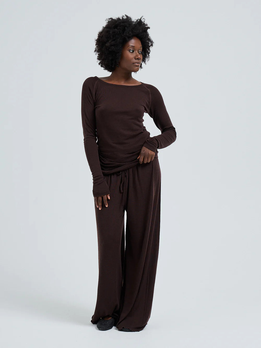 triko Woolen Jade dark brown