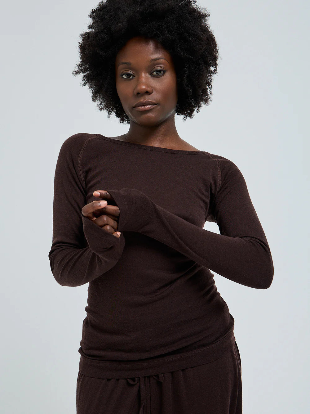 triko Woolen Jade dark brown