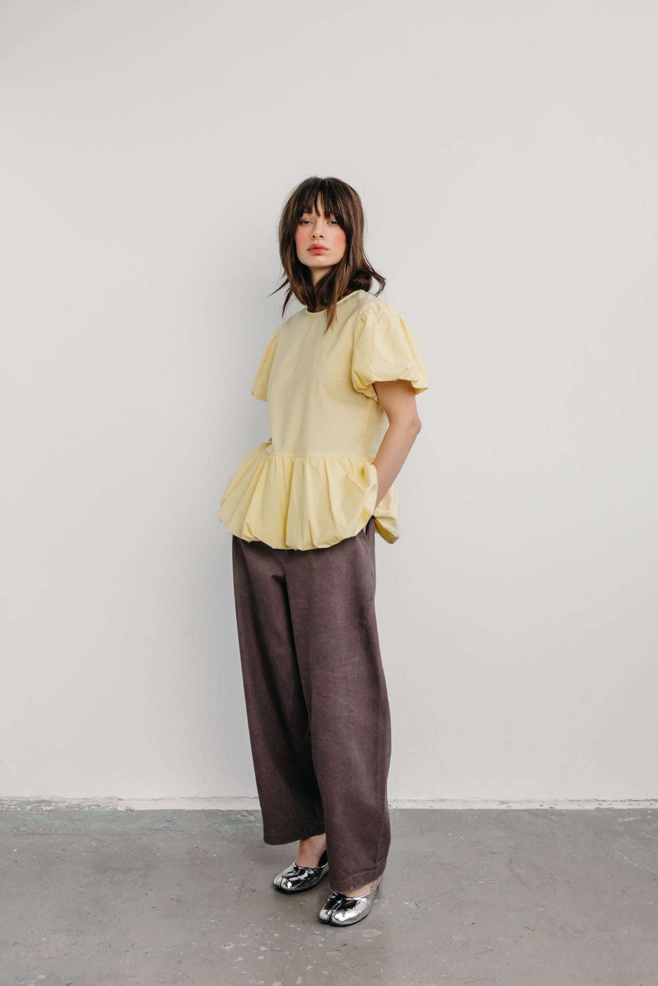 Yves Top butter yellow