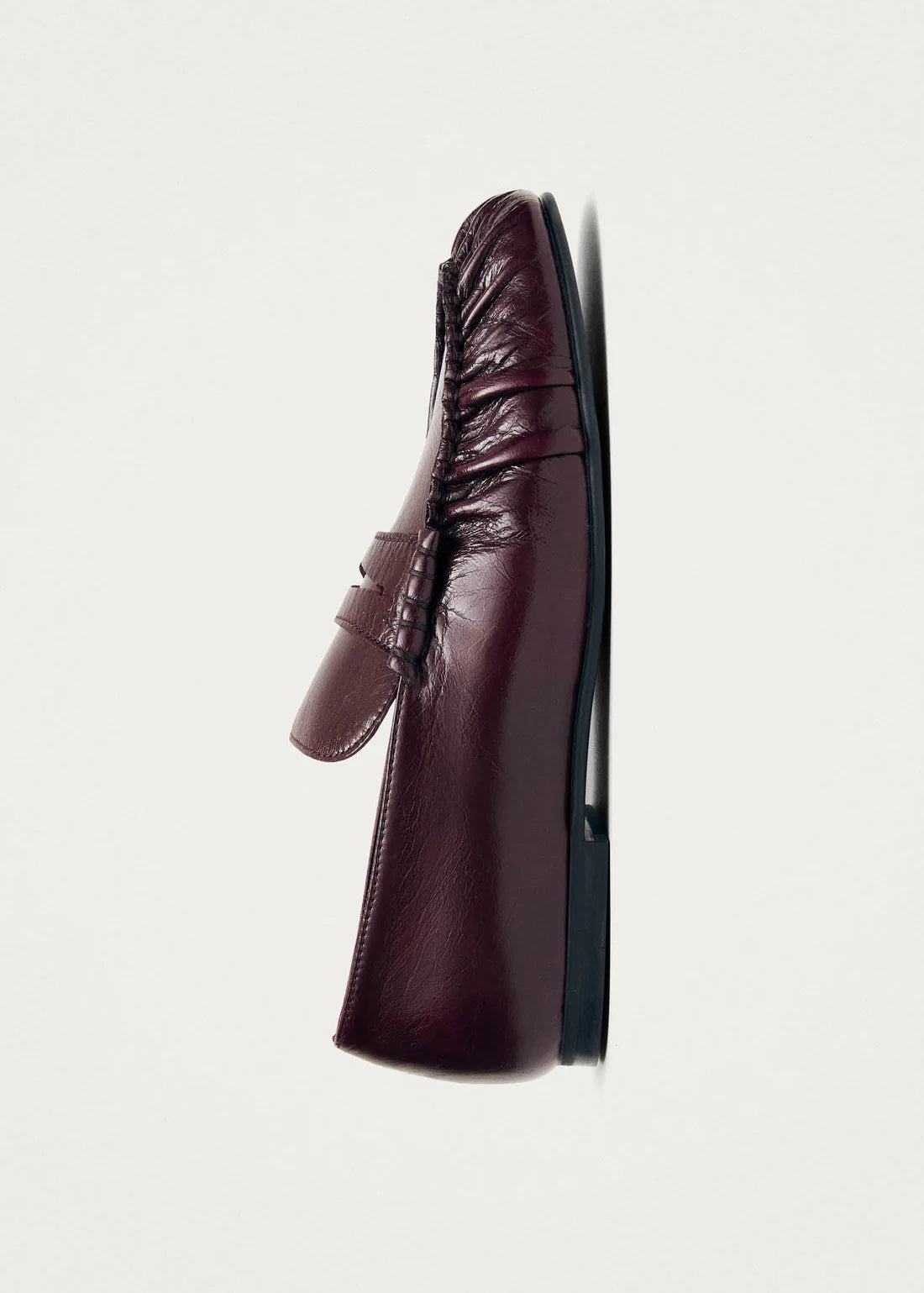 Aven Rift burgundy leather loafers