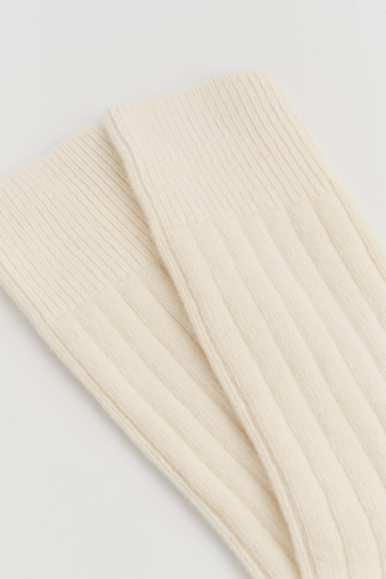 Merino Bed Socks - Clotted Cream