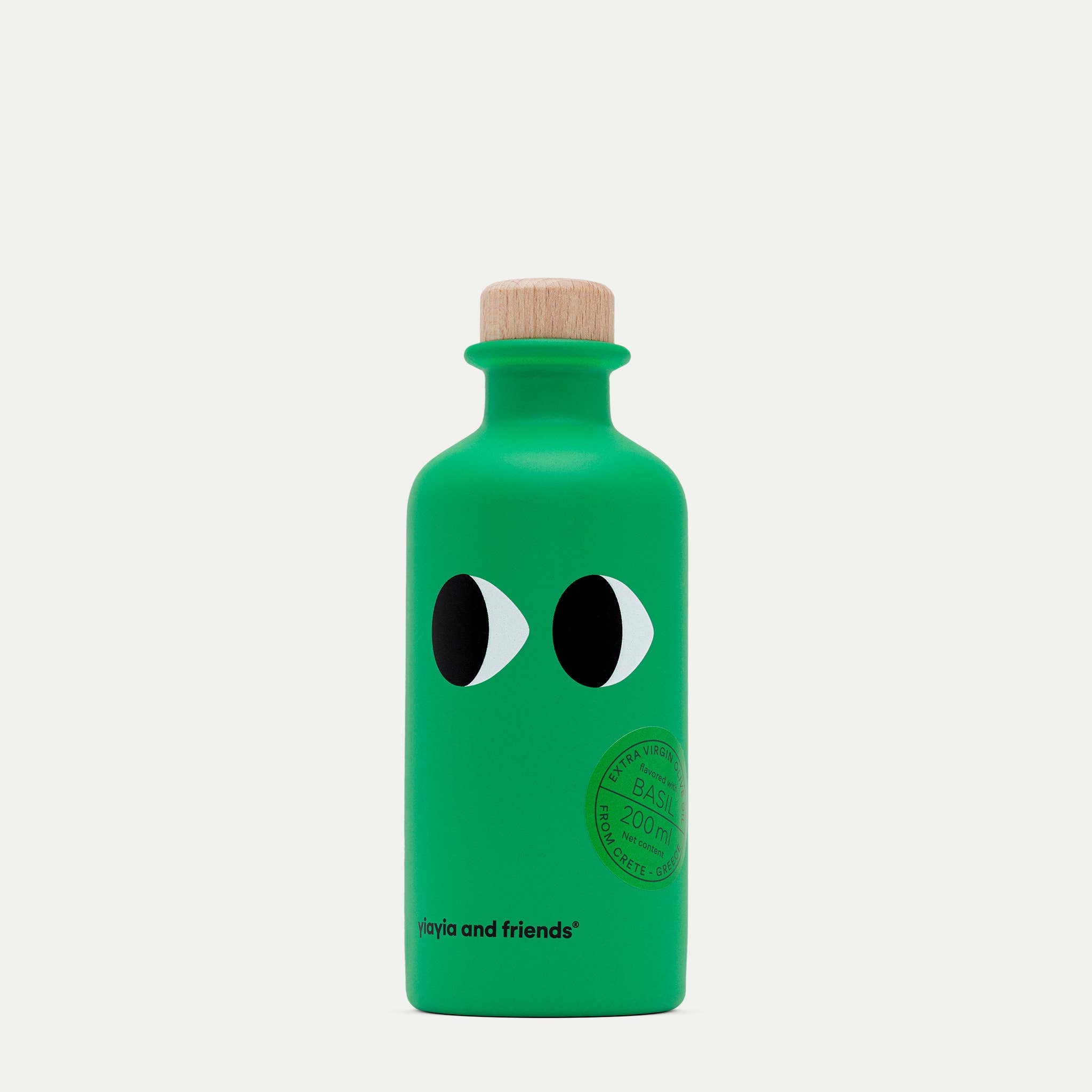 Extra Virgin Olive Oil with basil